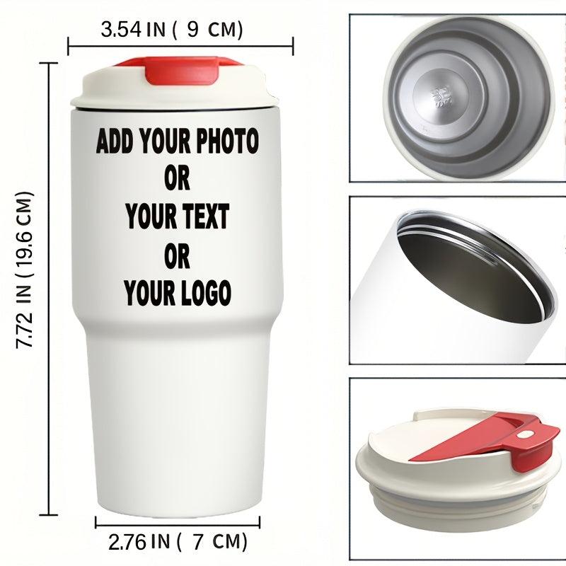 Personalized Insulated Travel Mug - Durable BPA-Free - Your Name