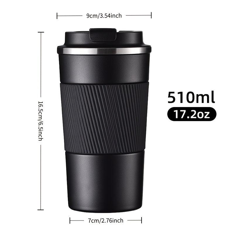 17.2oz Stainless Steel Insulated Coffee Mug Leakproof Travel Cup