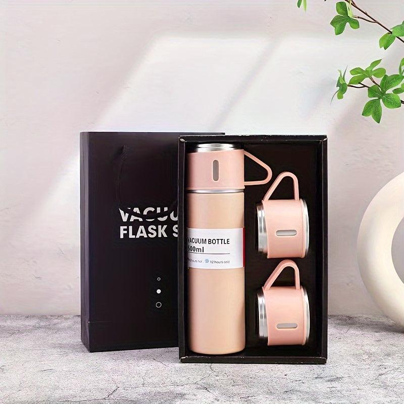 16pc 500ml Stainless Steel Coffee Cups Set - Hot Cold Beverage Bottle