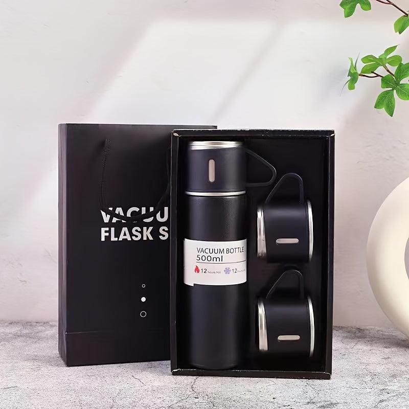 16pc 500ml Stainless Steel Coffee Cups Set - Hot Cold Beverage Bottle