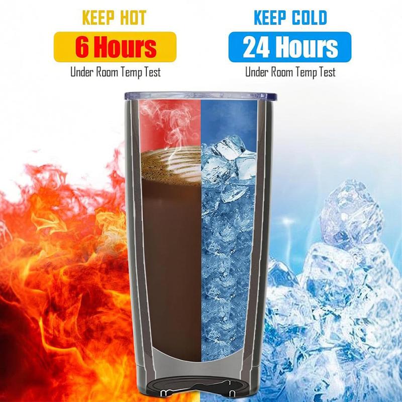20oz Smiling Cats Insulated Mug - Summer Double Wall Vacuum