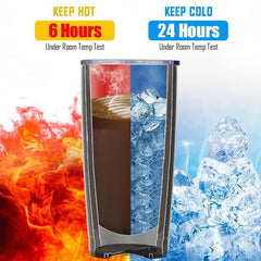 20oz Smiling Cats Insulated Mug - Summer Double Wall Vacuum