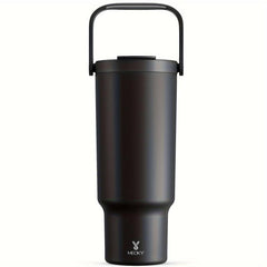 40oz Stainless Steel Travel Mug Leak Proof Keeps Drinks Hot or Cold Strawberry