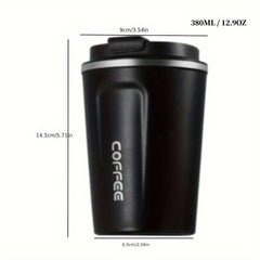 Stainless Steel Insulated Coffee Mug Leak Proof with Locking Lid