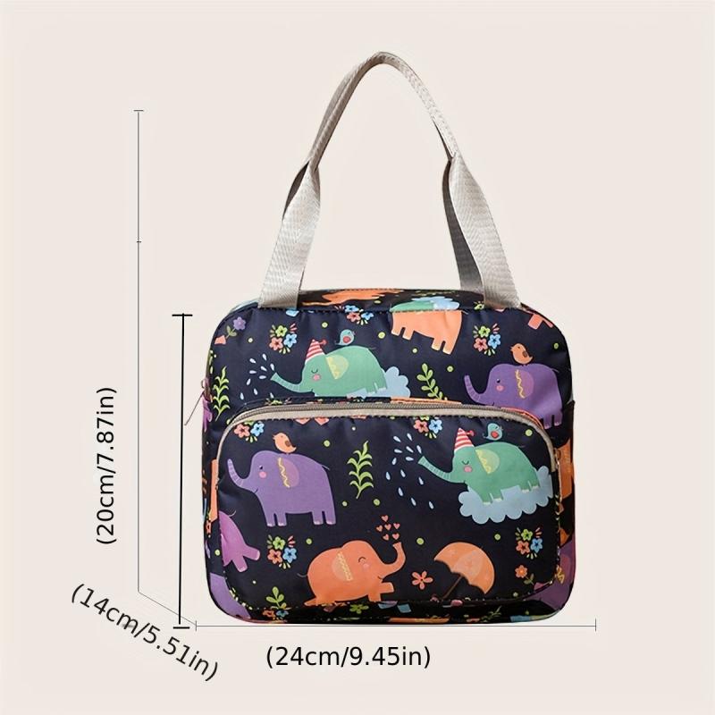 Animal Print Insulated Lunch Bag for Outdoors