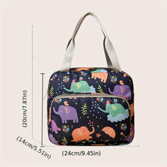 Animal Print Insulated Lunch Bag for Outdoors