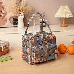Animal Print Insulated Lunch Bag for Outdoors