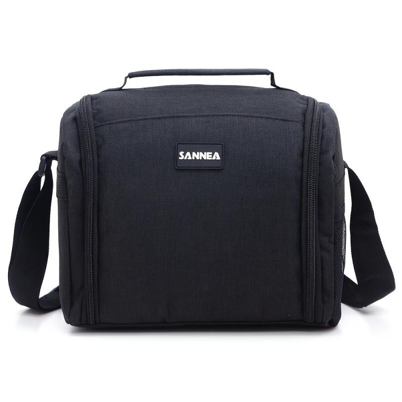Large Capacity Crossbody Lunch Bag Insulation Cold Handheld Picnic Bag 8 Colors