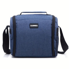 Large Capacity Crossbody Lunch Bag Insulation Cold Handheld Picnic Bag 8 Colors