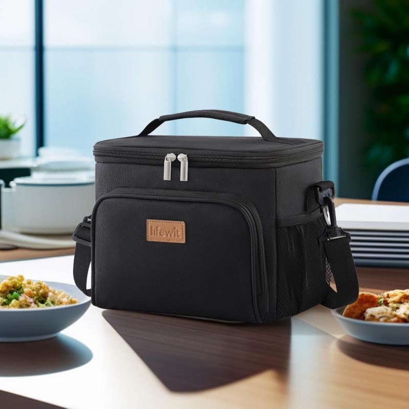 15L Reusable Leakproof Lunch Tote Bag with Adjustable Shoulder Strap