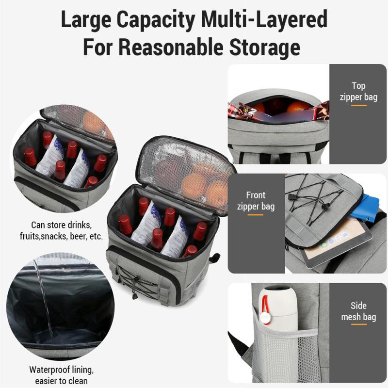 Multifunctional Picnic Backpack with Large Ice Pack