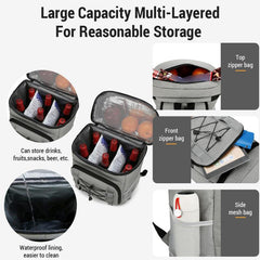 Multifunctional Picnic Backpack with Large Ice Pack