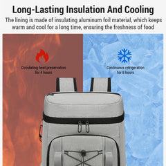 Multifunctional Picnic Backpack with Large Ice Pack