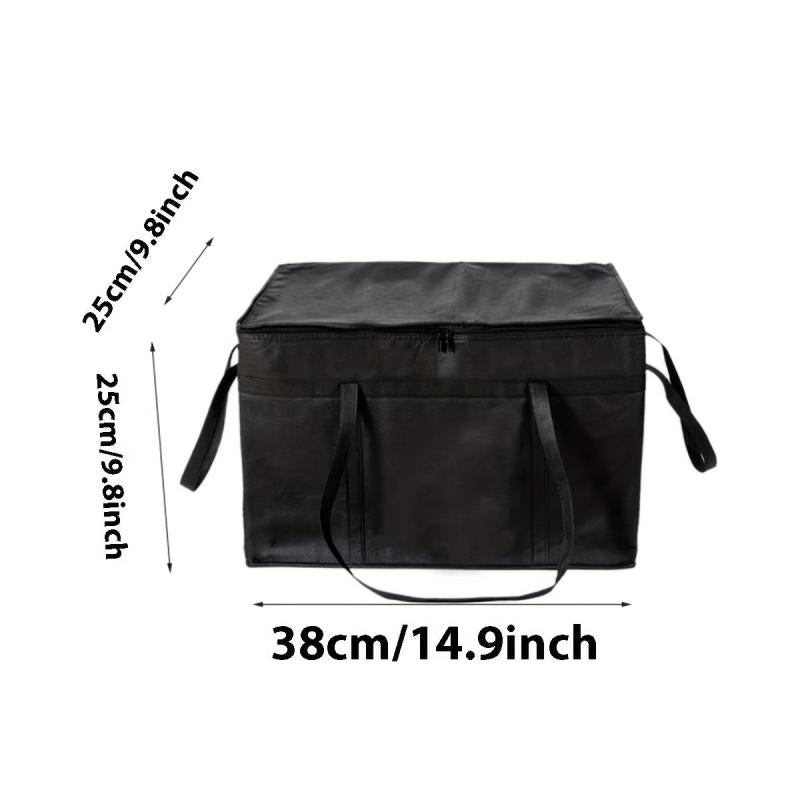 Large Foldable Insulated Food Bag Pizza Takeout Bag