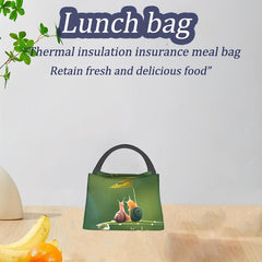 Snail Insulated Lunch Bag Durable Polyester for School Office Picnic