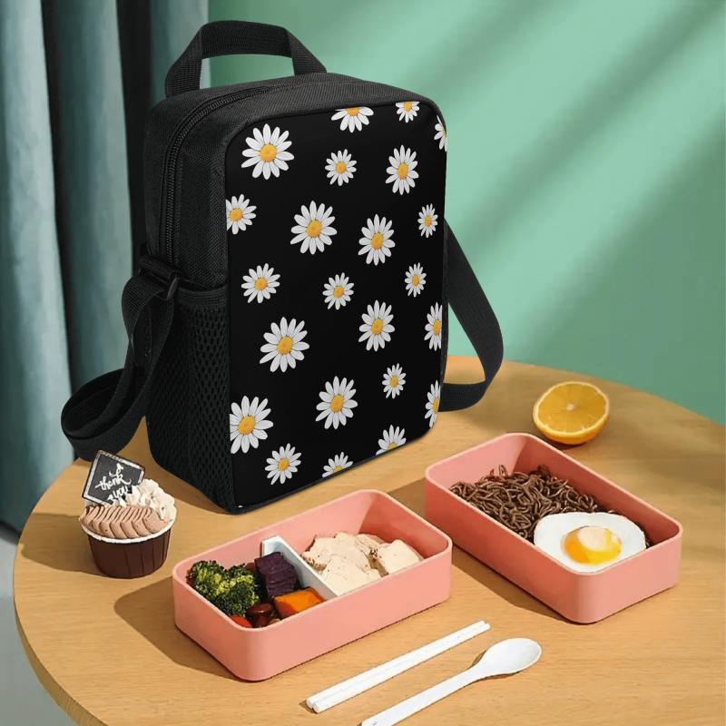 Daisy Insulated Lunch Bag Leakproof High Capacity Tote