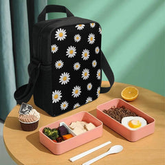 Daisy Insulated Lunch Bag Leakproof High Capacity Tote