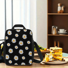 Daisy Insulated Lunch Bag Leakproof High Capacity Tote