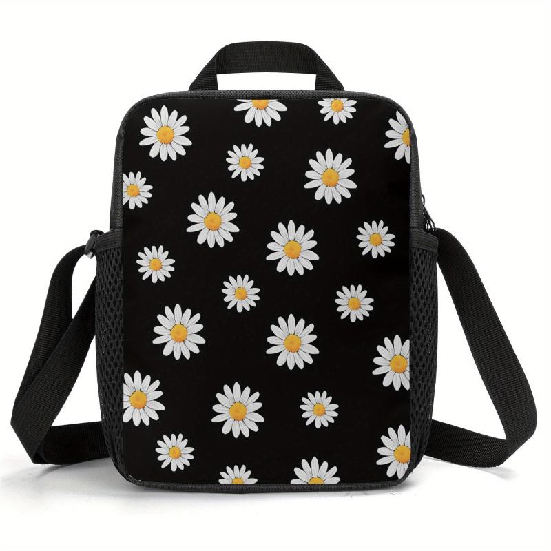 Daisy Insulated Lunch Bag Leakproof High Capacity Tote