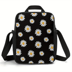 Daisy Insulated Lunch Bag Leakproof High Capacity Tote