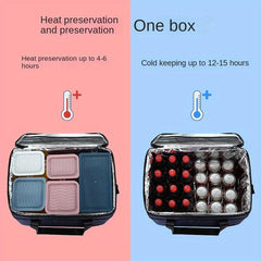 Insulated Lunch Box Leak Proof with Aluminum Foil Lining