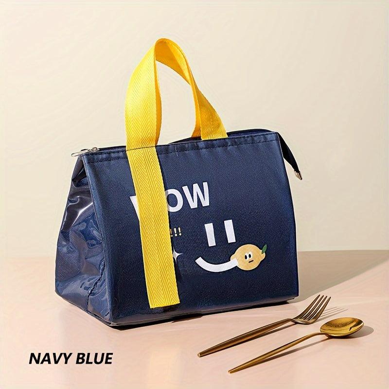 Insulated Lunch Bag Waterproof Cartoon Square Shape