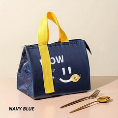 Insulated Lunch Bag Waterproof Cartoon Square Shape