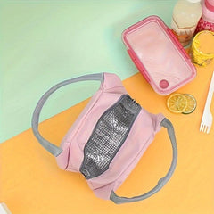 Picnic Bag Lunch Box Tote with Aluminum Foil Insulation Portable Meal Carrier