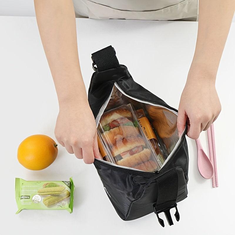 Reusable Insulated Lunch Bag Leak Proof Cooler Multiple Carrying Methods