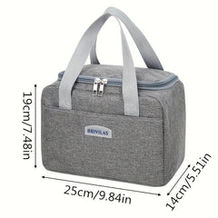 6000ml Insulated Lunch Bag Waterproof & Foldable with Dual Compartments