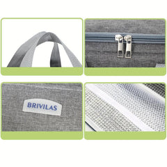 6000ml Insulated Lunch Bag Waterproof & Foldable with Dual Compartments