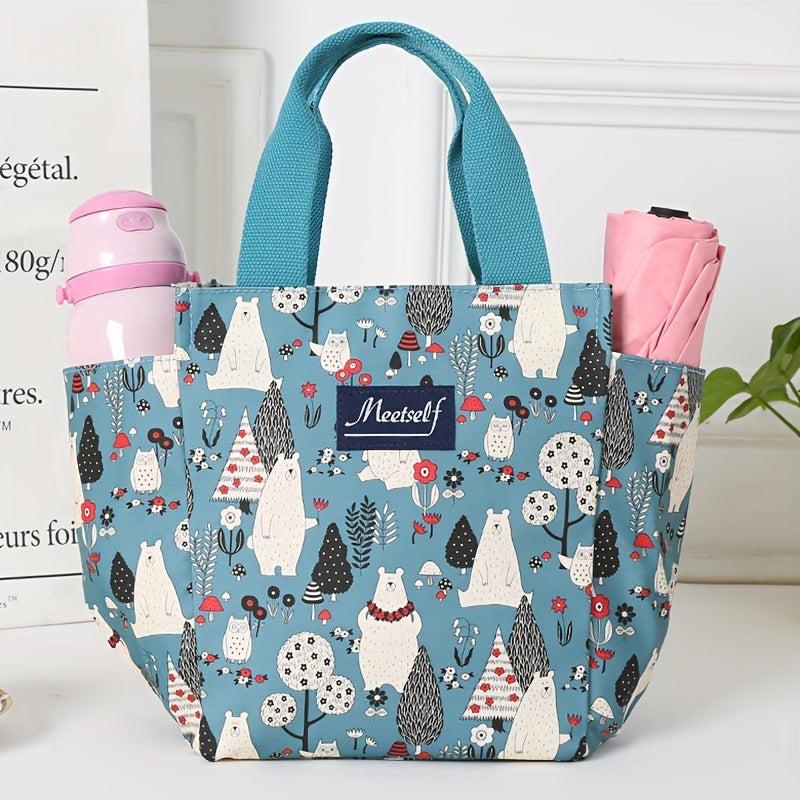 Reusable Insulated Lunch Tote Bag for School Office Camping