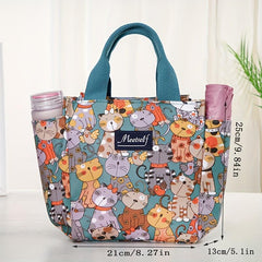 Reusable Insulated Lunch Tote Bag for School Office Camping