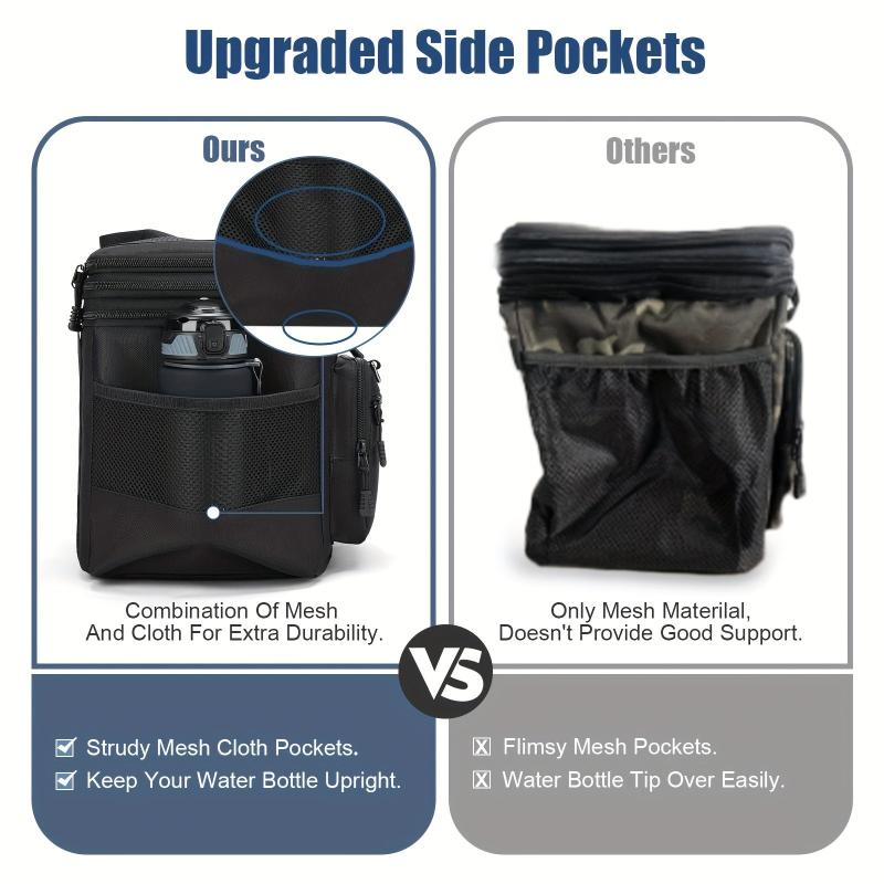 Large Capacity Double Layered Lunch Bag for Work Travel