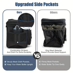 Large Capacity Double Layered Lunch Bag for Work Travel