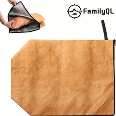 FAMILYQL BBQ Cooler Bag Hydrophobic Fabric Light Yellow