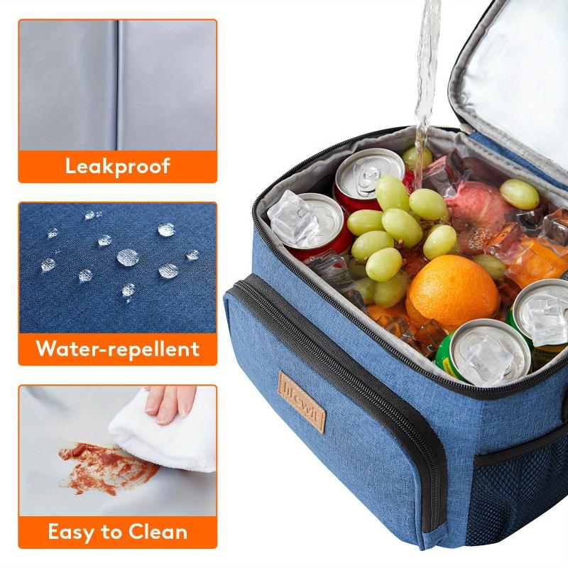 Portable Cooler Freezable Soft Lunchbox Leakproof with Adjustable Shoulder Strap