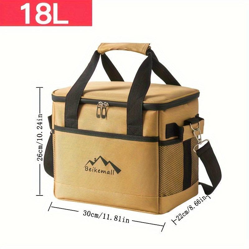 Beikemall Insulated Lunch Bag Aluminum & PET Cooler Tote Waterproof & Proof