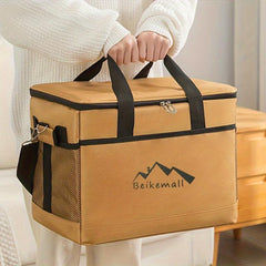 Beikemall Insulated Lunch Bag Aluminum & PET Cooler Tote Waterproof & Proof