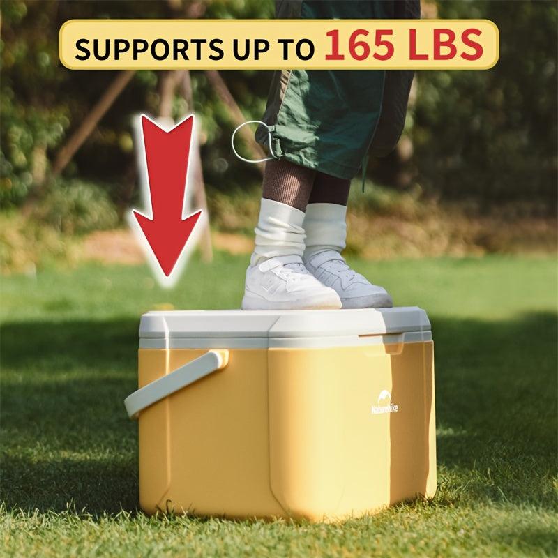1pc Insulated Cooler Box for Camping Hiking Fishing BBQ