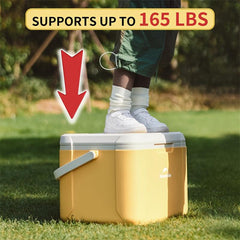 1pc Insulated Cooler Box for Camping Hiking Fishing BBQ