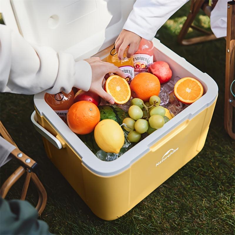 1pc Insulated Cooler Box for Camping Hiking Fishing BBQ