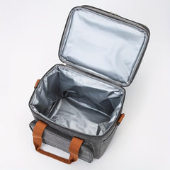 Dual Layer Insulated Lunch Cooler Bag Waterproof Oxford