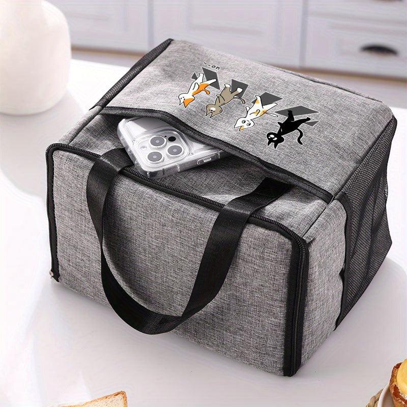 Crossing Street Cat Insulated Lunch Bag