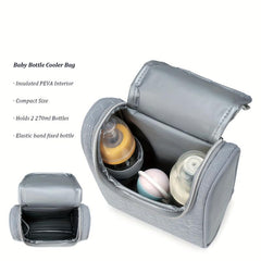 Waterproof Bottle Bag Outdoor Mother Travel Bag Insulated Fresh-keeping Lunch Ba
