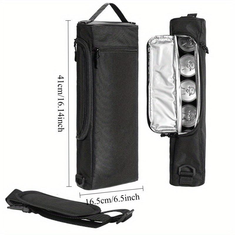 Sports Style Oxford Insulated Cooler Bag with Zipper Closure