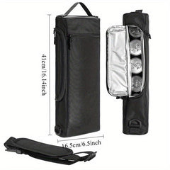 Sports Style Oxford Insulated Cooler Bag with Zipper Closure