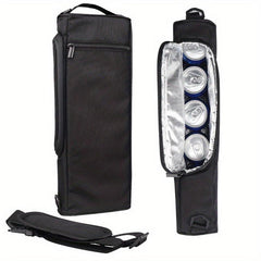Sports Style Oxford Insulated Cooler Bag with Zipper Closure