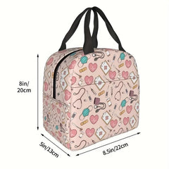 Large Insulated Lunch Bag for Nurses Waterproof & Reusable
