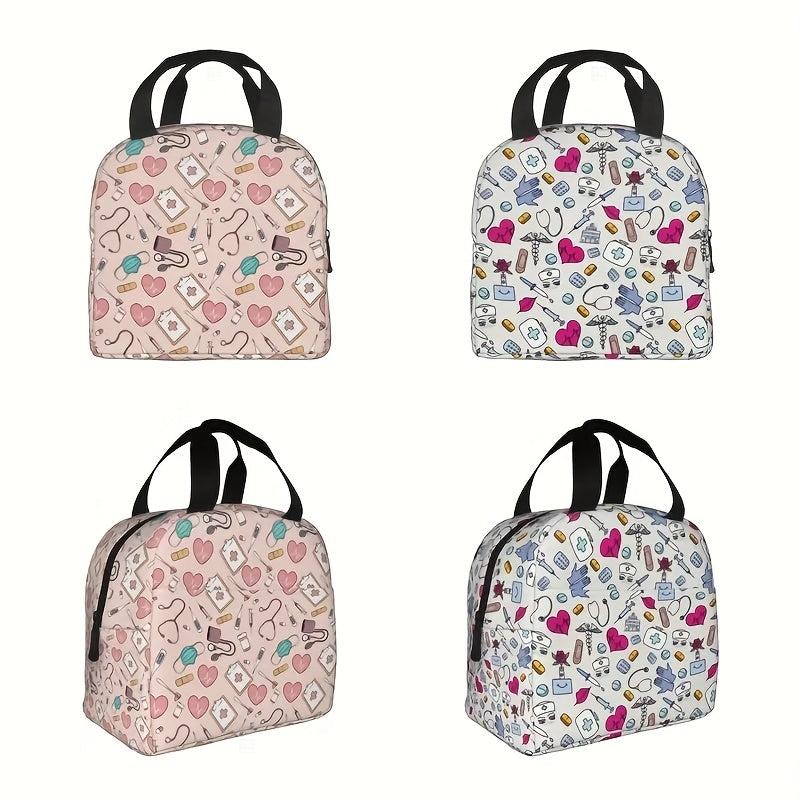 Large Insulated Lunch Bag for Nurses Waterproof & Reusable